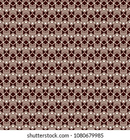 Seamless pattern with arrow fletching. Repeated chevrons wallpaper. Tribal and ethnic motif. Native americans ornamental abstract background. Boho chic digital paper, textile print. Vector art