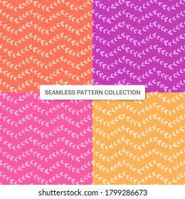 Seamless pattern with arrow shapes, vector illustration