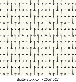 seamless pattern, arrow vector background design for fabric and decor