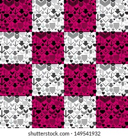 seamless pattern of the arrows