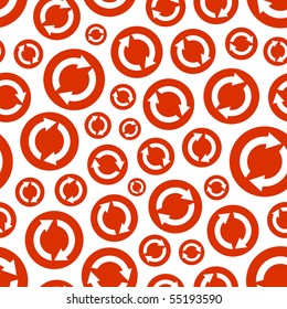 Seamless pattern with arrows