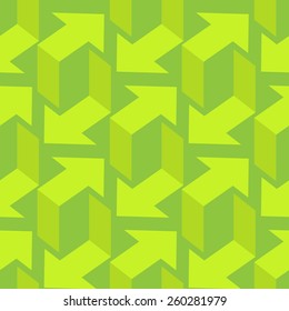 Seamless Pattern Of Arrows In Different Directions