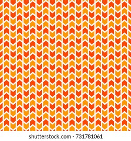 Seamless pattern with arrows motif. Repeated mini angle brackets. Chevrons wallpaper. Minimalist abstract background. Simple modern print with pointers. Digital paper, textile print. Vector art