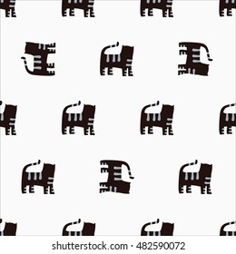 seamless pattern, art  background design for fabric and decor