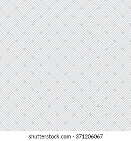 Seamless pattern. Art deco background. Simple elegant texture with thin lines. Regularly repeating geometrical ornament with intersecting lines, zigzags. Vector element of graphical design