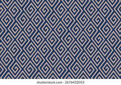 seamless pattern art linear geometric rhombus shape for decorative,background,banner,weaving,etc
