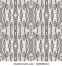 Seamless pattern.  Art nouveau style.