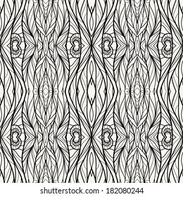 Seamless pattern.  Art nouveau style.