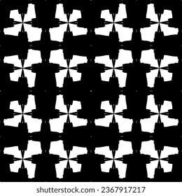 Seamless pattern in art Nouveau style.Complex geometric pattern.A pattern of fine lines.Delicate black lace on a white background.Mesh pattern.For decorating fabric, paper, Wallpaper, and packaging.