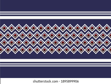 Arte de patrones sin foco, vector geométrico tradicional