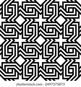 Seamless pattern of artistic shapes. Repeating Geometric patterns of printable vector graphics.