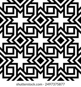 Seamless pattern of artistic shapes. Repeating Geometric patterns of printable vector graphics.