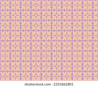 Seamless Pattern Asian Harmony. Classic Square Motif Texture with Green symmetric overlapping for Summer Decorative Design.