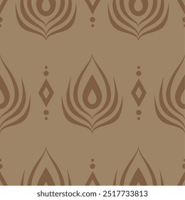 Seamless pattern in Asian style. Wallpaper.