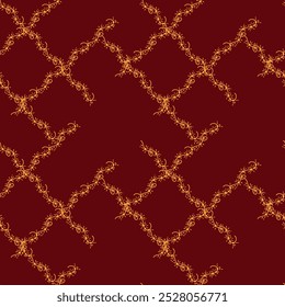 Seamless pattern of astrakhan curls. Playful abstract doodle drawing.