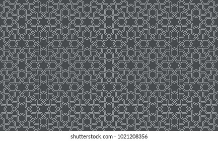 Seamless pattern in authentic arabian style. Color watches control