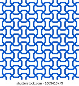 Seamless pattern in authentic arabian style. Vector illustration