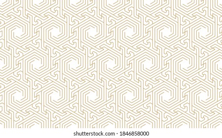 Seamless pattern in authentic arabian style. Vector illustration