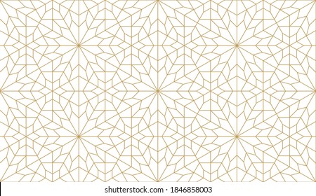 Seamless pattern in authentic arabian style  Vector illustration