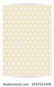 Seamless pattern in authentic arabian style,Mosque Window Vector Seamless Pattern. Ramadan mubarak muslim background