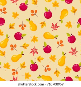 Seamless pattern autumn