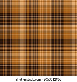 Seamless pattern in autumn brown colors for plaid, fabric, textile, clothes, tablecloth and other things. Vector image. 