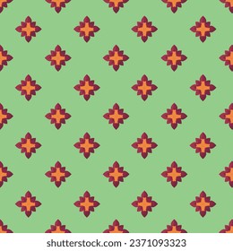 Seamless pattern Autumn leaf border. Gift wrap and scrapbook. Vector illustration for wallpaper, gift paper, fill patterns, web page backgrounds, autumn greeting cards.