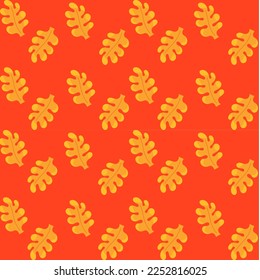 seamless pattern autumn leaf orange fresh color background.
autumn leaves 
