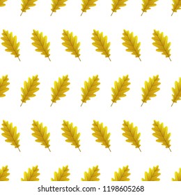 Seamless pattern with autumn leaves