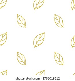 seamless pattern with autumn leaves