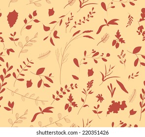 seamless seamless pattern autumn leaves