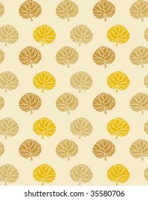 seamless pattern with autumn leaves