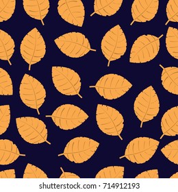 Seamless pattern. Autumn leaves