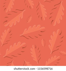 Seamless pattern with autumn leaves. EPS 10. Vector illustration