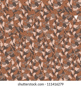 Seamless pattern with autumn leaves EPS8