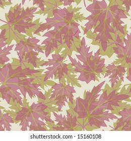 Seamless pattern from  autumn maple  leaves(can be repeated and scaled in any size)