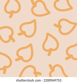 Seamless pattern autumn. Perfect for wallpaper, gift paper, pattern fills, web page background, autumn greeting cards.