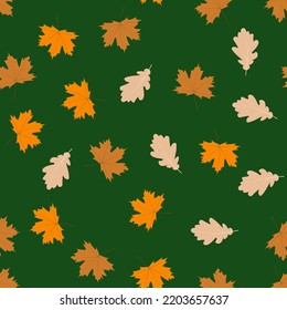 seamless pattern with autumn and umbrella pattern
