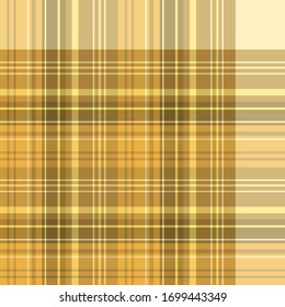 Patrón inoxidable en tonos amarillos, beige y marrones discretos para recubrimiento, tela, textiles, ropa, manteles y otras cosas.Imagen vectorial. 