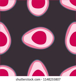 Seamless pattern with avocado. Background with avocado for fabric, cover and wallpaper
