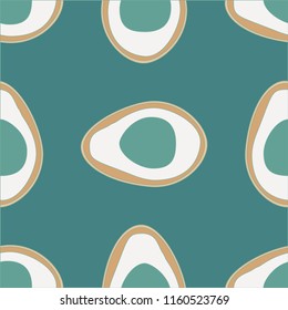 Seamless pattern with avocado. Background with avocado for fabric, cover and wallpaper