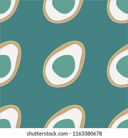 Seamless pattern with avocado. Background with avocado for fabric, cover and wallpaper