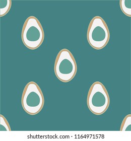 Seamless pattern with avocado. Background with avocado for fabric, cover and wallpaper