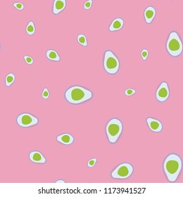 Seamless pattern with avocado. Background with avocado for fabric, cover and wallpaper