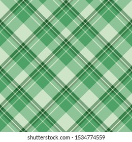 Seamless pattern in awesome beautiful light and dark green colors for plaid, fabric, textile, clothes, tablecloth and other things. Vector image. 2