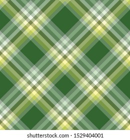 Seamless pattern in awesome forest green colors for plaid, fabric, textile, clothes, tablecloth and other things. Vector image. 2