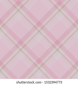 Seamless pattern in awesome pastel pink colors for plaid, fabric, textile, clothes, tablecloth and other things. Vector image. 2