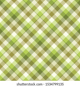 Seamless pattern in awesome summer light and dark green  colors for plaid, fabric, textile, clothes, tablecloth and other things. Vector image. 2