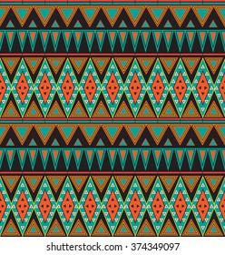 seamless pattern Aztecs