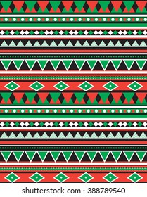 seamless pattern Aztecs